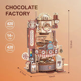 Wooden Chocolate Factory 3D Puzzle
