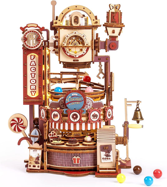 Wooden Chocolate Factory 3D Puzzle