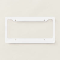 Custom License Plate Frame