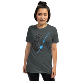 Spartan Throwing Lightning Bolt Short-Sleeve Unisex T-Shirt