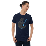 Spartan Throwing Lightning Bolt Short-Sleeve Unisex T-Shirt