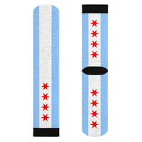Chicago Flag Lounging Socks