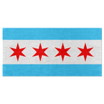 Chicago Flag Bath Towel