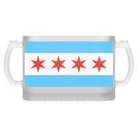 Chicago Flag Frosted Mug