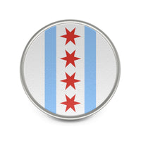 Chicago Flag Metal Pin