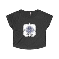 Phi Mu Sorority Tri-Blend Lion Tee