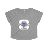 Phi Mu Sorority Tri-Blend Lion Tee