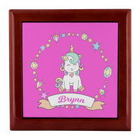 Personalized Unicorn Jewelry Box