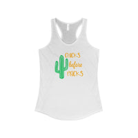 Chicks Before Pricks Women's Ideal Racerback Tank