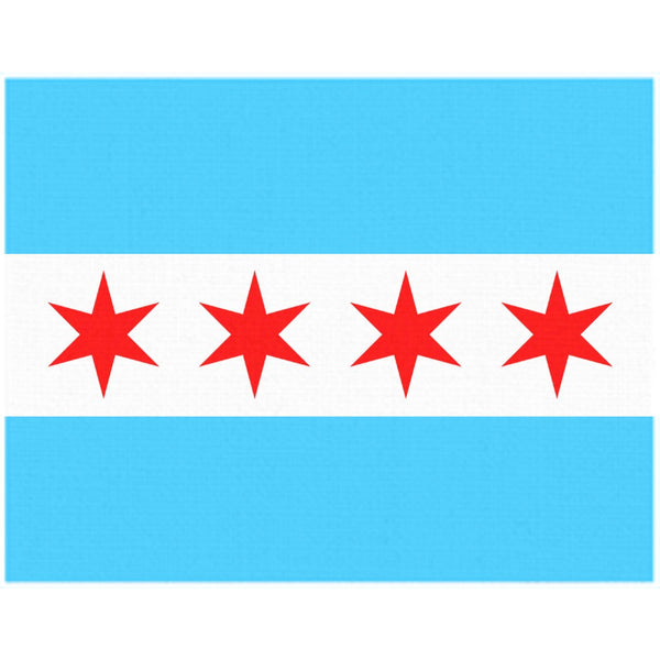 Chicago Flag Tablecloth