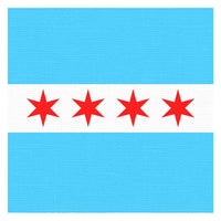 Chicago Flag Tablecloth
