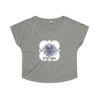 Phi Mu Sorority Tri-Blend Lion Tee