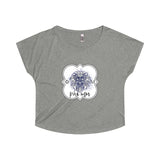 Phi Mu Sorority Tri-Blend Lion Tee