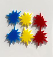 Zig Zag Pow! Individual Pow Earrings