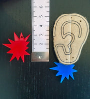 Zig Zag Pow! Individual Pow Earrings