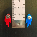 Zig Zag Pow! Individual Wing Earrings