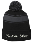 Custom Two Tone Embroidered Beanies