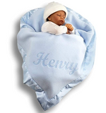 Personalized Baby Blanket in Blue