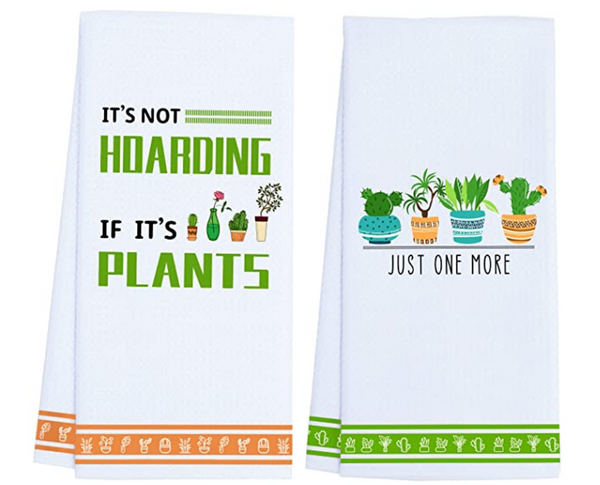 Plant Lover Kitchen Dish Towels