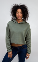 Custom Women's Cropped Hoodie, Bella + Canvas 7502