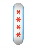 Chicago Flag Skateboard