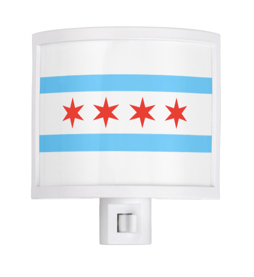 Chicago Flag Night Light