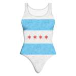 Chicago Flag One Piece Bathing Suit