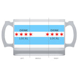 Chicago Flag Drink Local Steins and Mugs