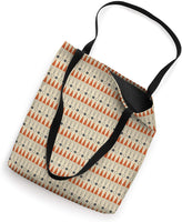 Backgammon Midcentury Modern Patterned Tote Bag