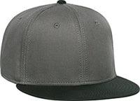 Custom Wool Blend Snapback Hat, Grey Undervisor