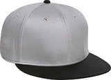 Custom Wool Blend Snapback Hat, Grey Undervisor