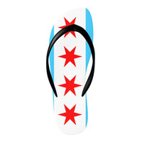 Chicago Flag Flip Flops