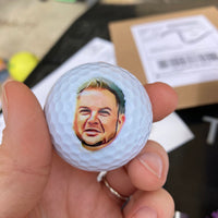 Custom Golf Balls with Cartoonized Face