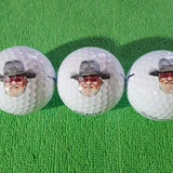 Custom Golf Balls with Cartoonized Face
