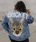 Custom Painted Pet Portrait Denim Jackets