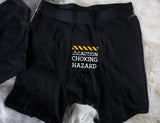 Caution Sign Underwear Set for Couples