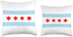 Chicago Flag Throw Pillow