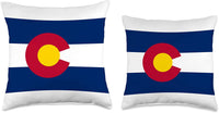 Colorado Flag Throw Pillow