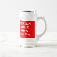 Custom 22 Ounce Ceramic Stein