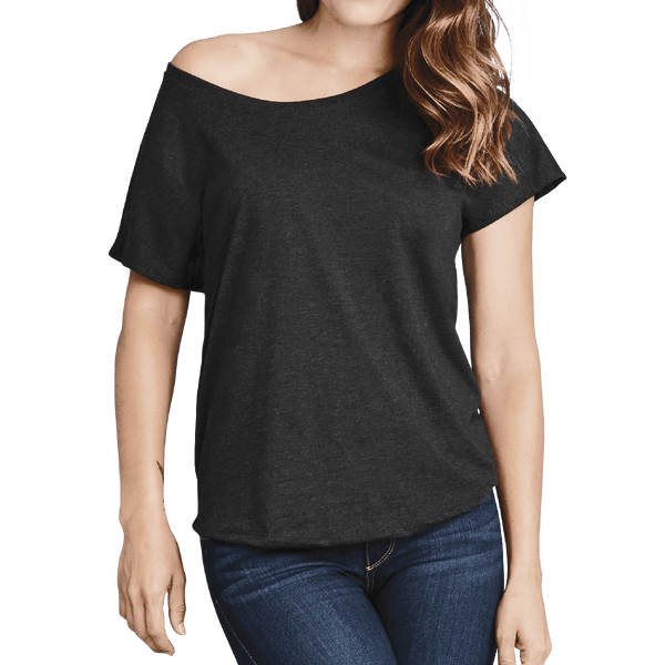 Custom Scoop Neck Dolman Tee, Next Level 6760