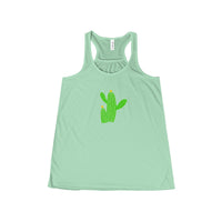 Flowering Cactus Flowy Racerback Tank