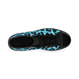 Blue Leopard Women's Hightop Sneakers