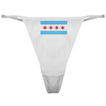 Chicago Flag Womens Thong Underwear