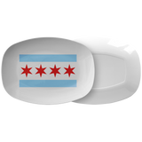 Chicago Flag Serving Platter