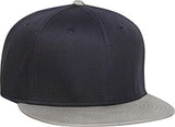 Custom Wool Blend Snapback Hat, Grey Undervisor