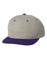 Custom Wool Snapback Hat, Green Undervisor