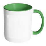 Custom 11oz Accent Coffee Mug