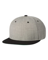 Custom Wool Snapback Hat, Green Undervisor