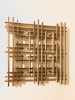 Laser Cut Kumiko 3D Wooden Wall Art