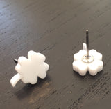 Zig Zag Pow! Four Leaf Clover Stud Earrings
